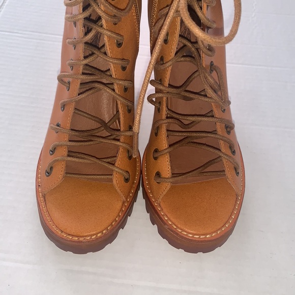 Free People X Jeffrey Campbell | Palermo Heels Size 7 Leather - Picture 9 of 17